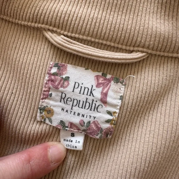 Pink Republic Maternity Ribbed Jacket - Picture 2 of 2